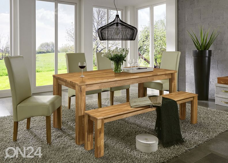 Скамья из массива дуба Provence 4 120 cm увеличить