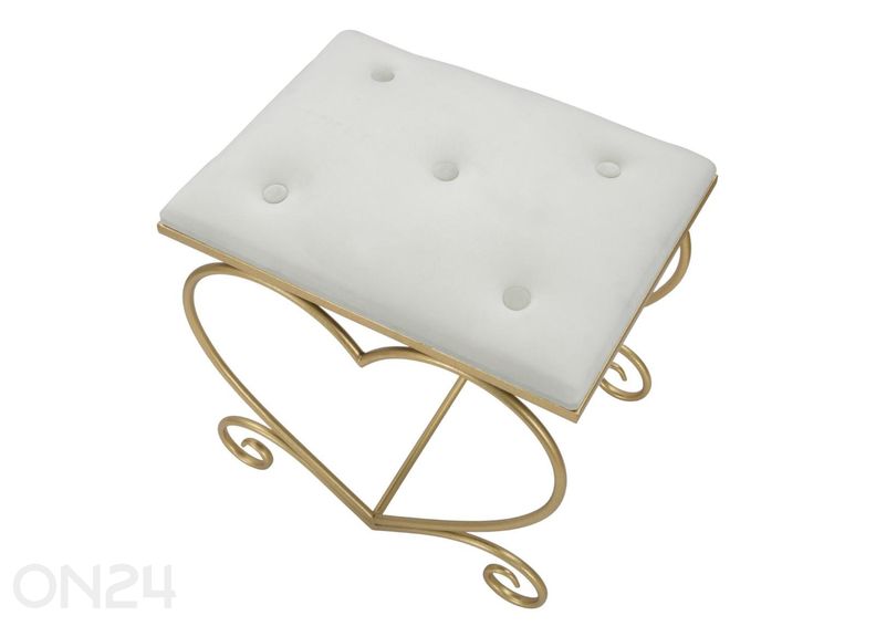 Скамья Heart, кремово-золотистый увеличить