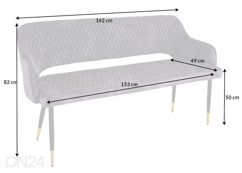 Скамья Paris 162 cm увеличить