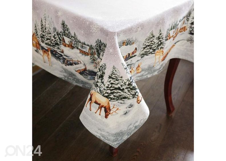 Скатерть гобеленовая Winter 100x100 см увеличить