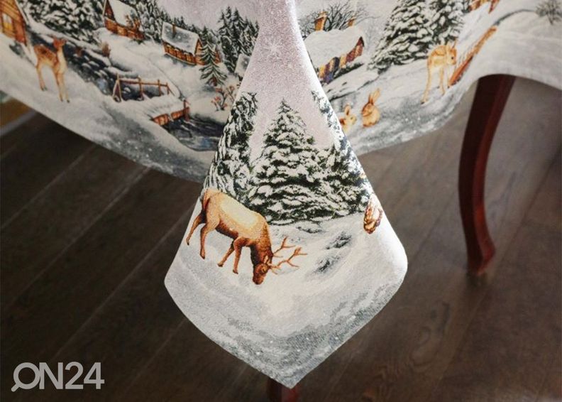 Скатерть гобеленовая Winter 140х216 см увеличить