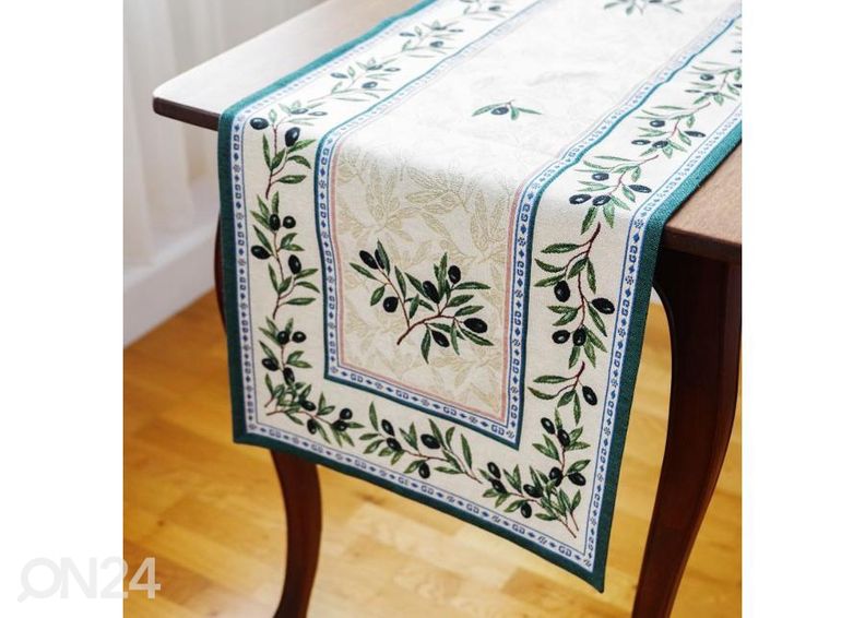Скатерть из гобеленовой ткани Baena/Olives 45x177 см увеличить