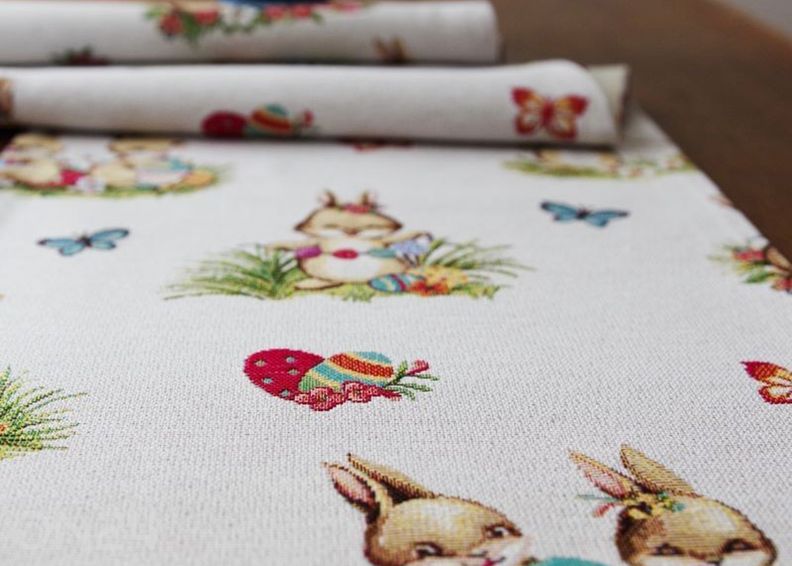 Скатерть из гобеленовой ткани Ostern 45x177 см увеличить