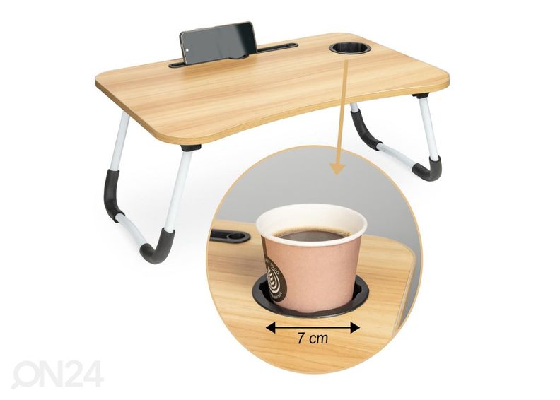 Складной столик для ноутбука увеличить