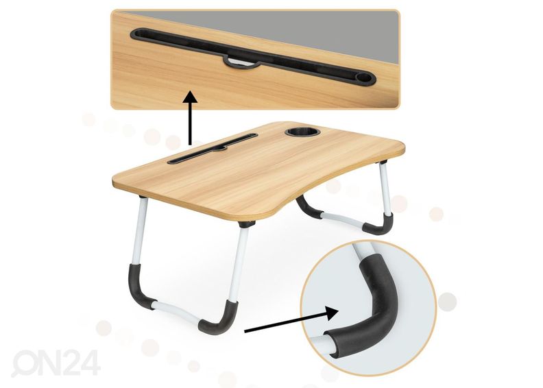 Складной столик для ноутбука увеличить