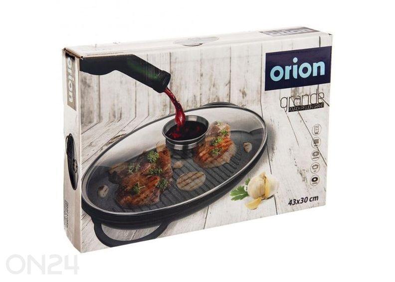 Сковорода-гриль с крышкой Grande 43x28x6 см увеличить