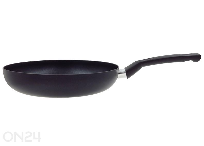 Сковорода Black Ceramic Ø 24 см + защитная прокладка для сковороды, со стеклянной крышкой, керамическая, для индукционных плит увеличить