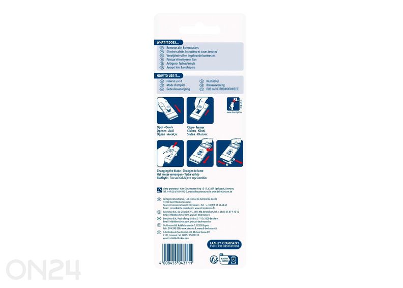 Скребок для чистки стеклокерамических плит Dr.Beckmann увеличить