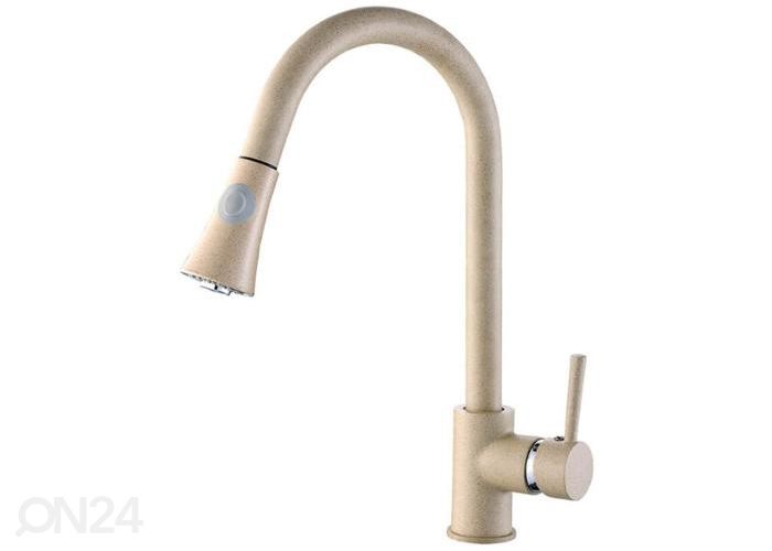 Смеситель для раковины Laveo Daru с выдвижным изливом, хром увеличить