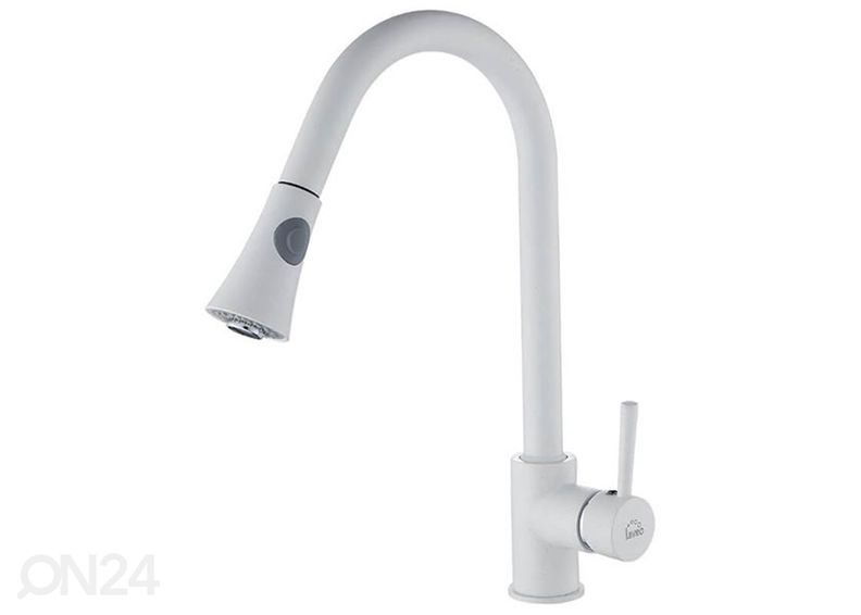 Смеситель для раковины Laveo Daru с выдвижным изливом, хром увеличить