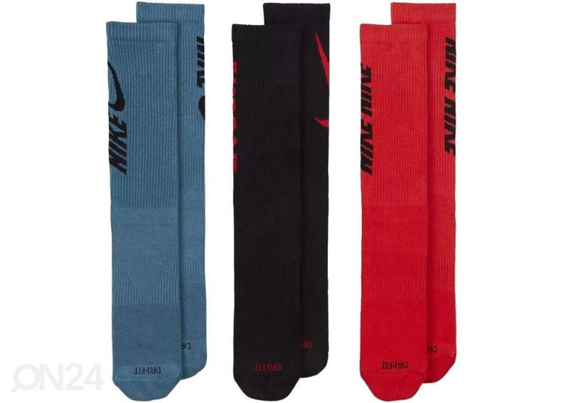 Спортивные носки для взрослых Nike, 3 пары увеличить