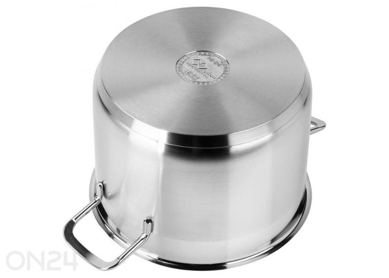 Стальная кастрюля с крышкой Anett, диаметр 20 см, объем 4,6 л увеличить