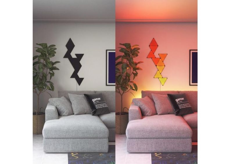 Стартовый комплект Nanoleaf Shapes Black Triangles (9 папнелей), черный увеличить