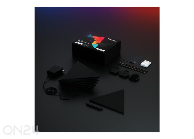 Стартовый комплект Nanoleaf Shapes Black Triangles (9 папнелей), черный увеличить