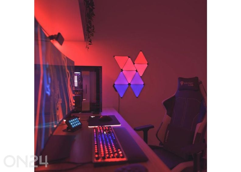 Стартовый комплект Nanoleaf Shapes Black Triangles (9 папнелей), черный увеличить
