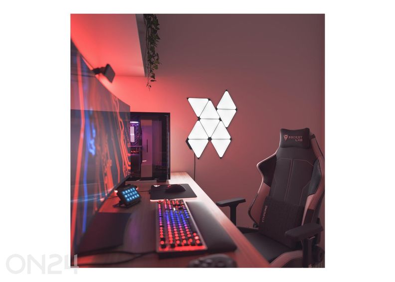 Стартовый комплект Nanoleaf Shapes Black Triangles (9 папнелей), черный увеличить