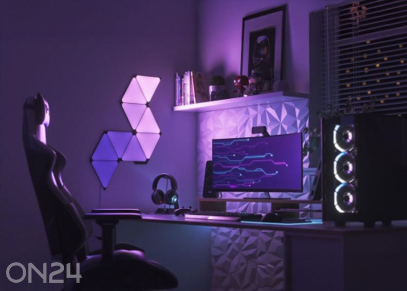 Стартовый комплект Nanoleaf Shapes Black Triangles (9 папнелей), черный увеличить