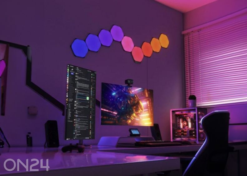 Стартовый набор Nanoleaf Shapes Black Hexagons (9 панелей), черный увеличить