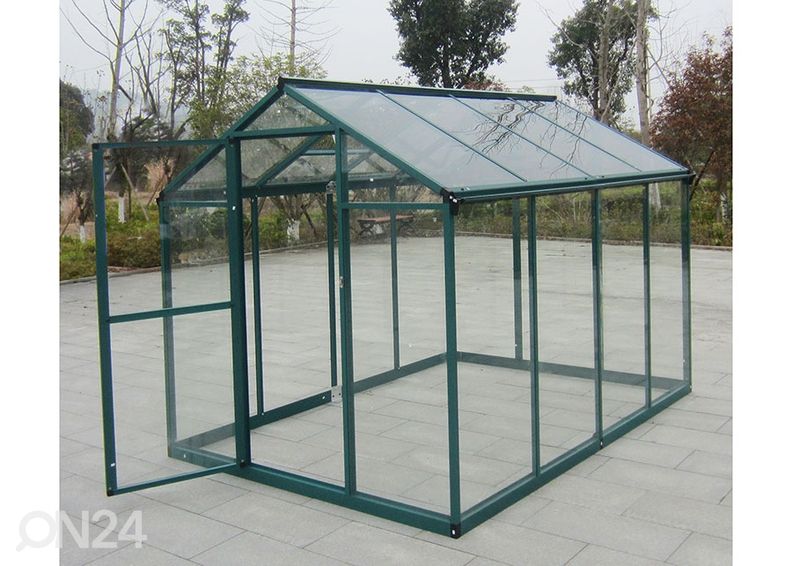 Стеклянная теплица 4,6 м² увеличить