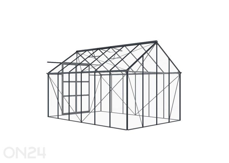 Стеклянная теплица Elegant 8,94 м², серая увеличить