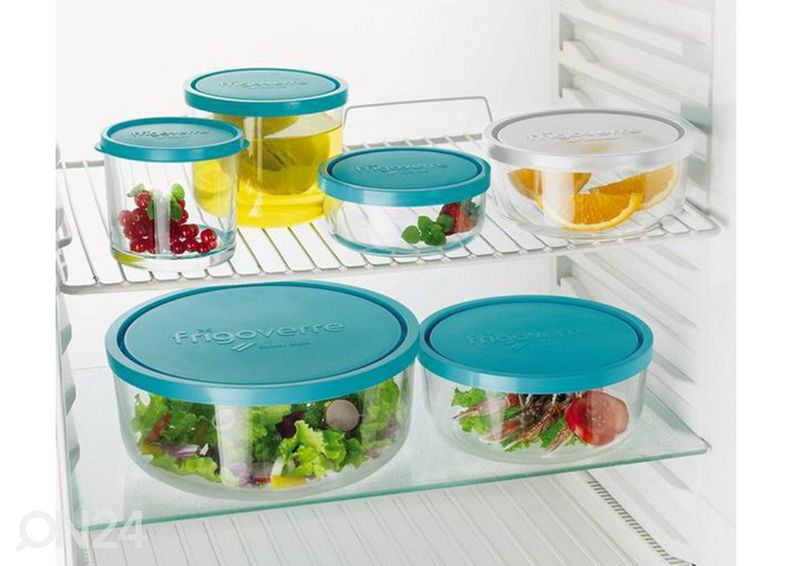 Стеклянная чашка с крышкой Frigoverre Ø 9,5 см, 2 шт. увеличить
