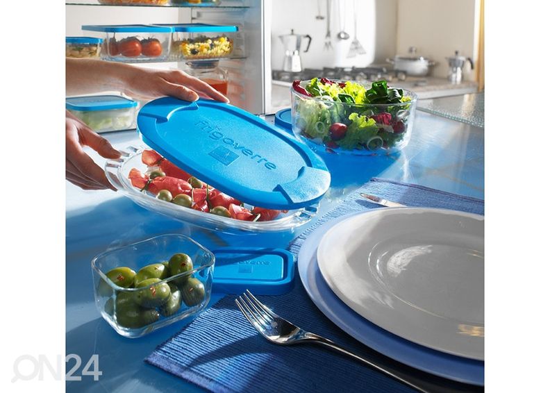 Стеклянная чашка с крышкой Frigoverre увеличить