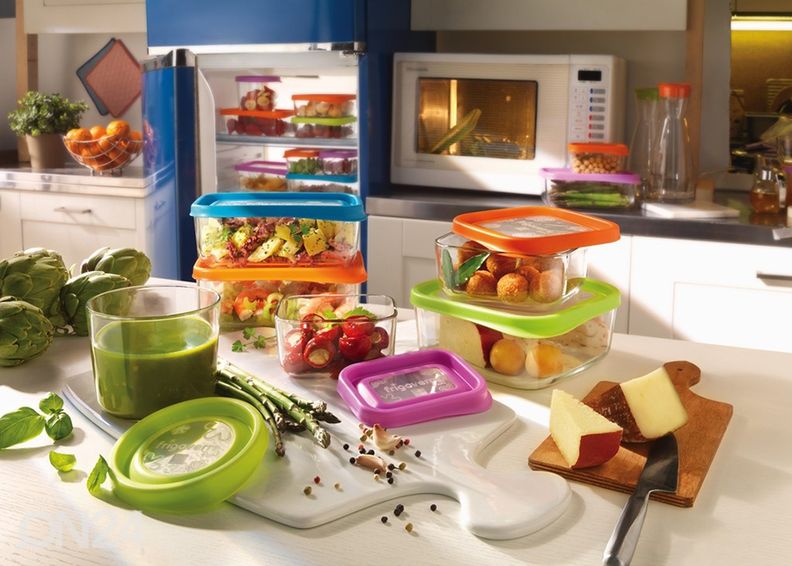 Стеклянный контейнер с крышкой Frigoverre 1,1 L, 21x13 см увеличить