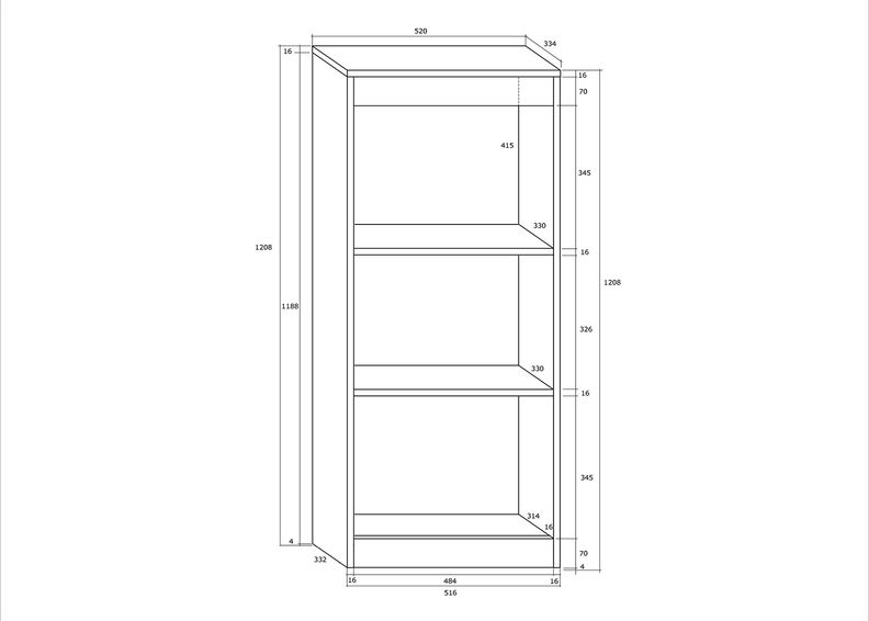 Стеллаж Cobhy 52 cm увеличить