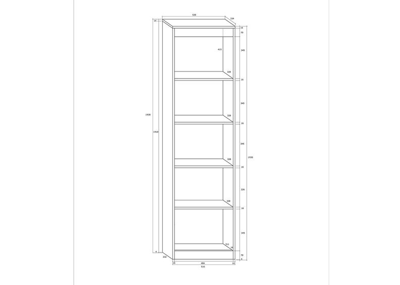 Стеллаж Cobhy 52 cm увеличить