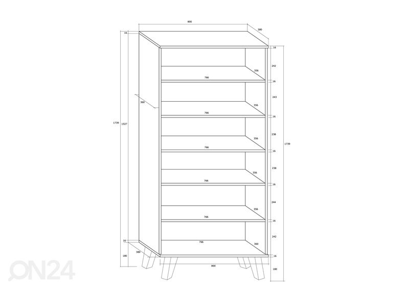 Стеллаж Kilty 80 cm увеличить