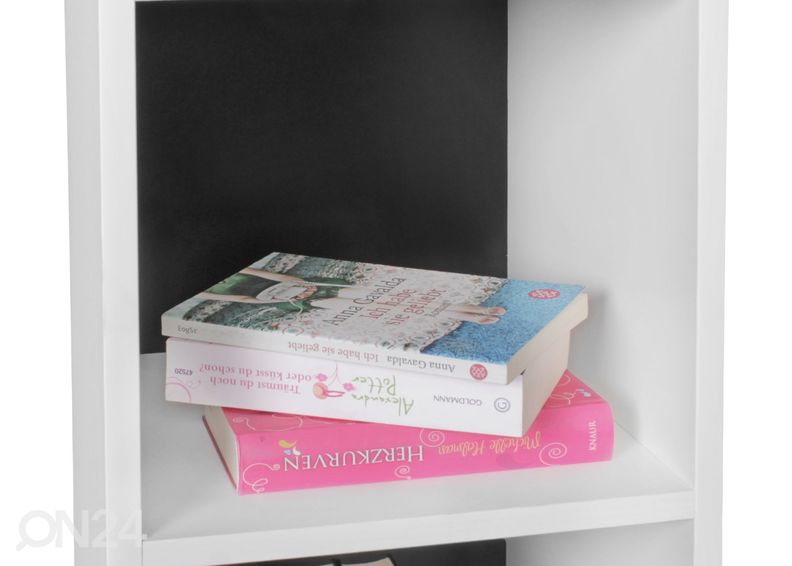 Стеллаж Klara, белый/чёрный увеличить