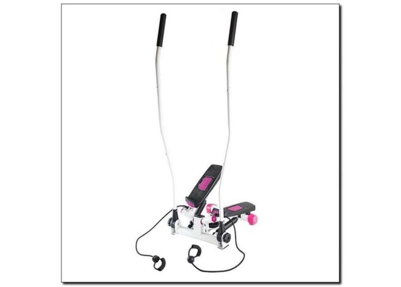 Степпер с ручками HMS розово-белый увеличить