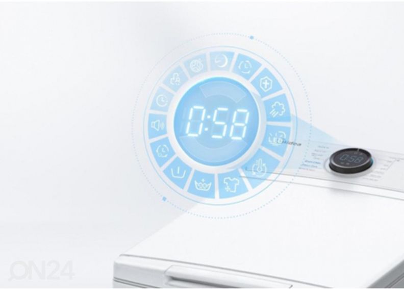 Стиральная машина с верхней загрузкой Midea MF100T60B/W-HR увеличить