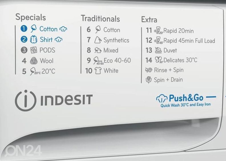 Стиральная машина с фронтальной загрузкой Indesit BWE91496XWSVEE увеличить