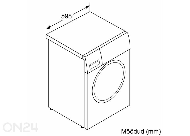 Стиральная машина Bosch WGG244ZMSN с фронтальной загрузкой увеличить