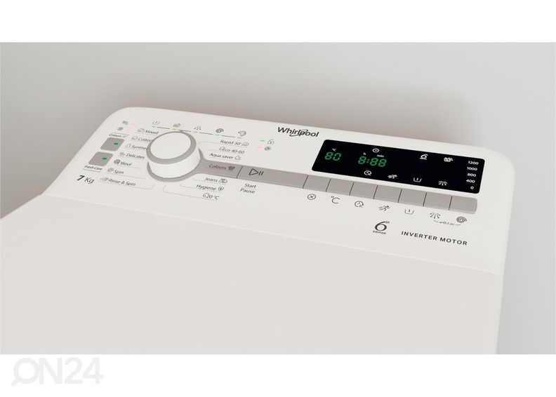 Стиральная машина Whirlpool TDLR7231BSEU с вертикальной загрузкой увеличить