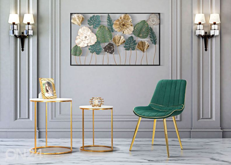 Столики Glam, золотистый/белый 2 шт увеличить