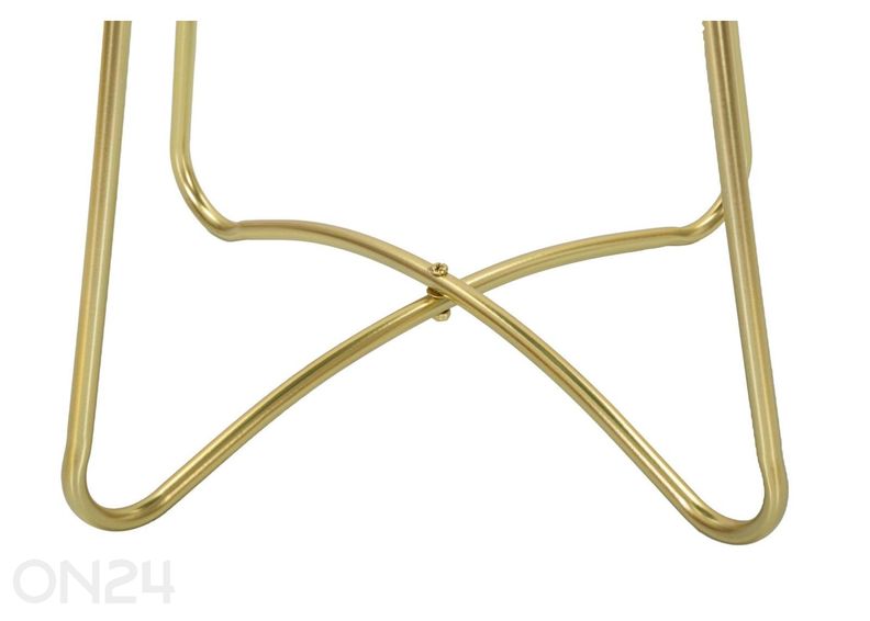 Столик Grent Ø 45 см, зеленый/золотой увеличить