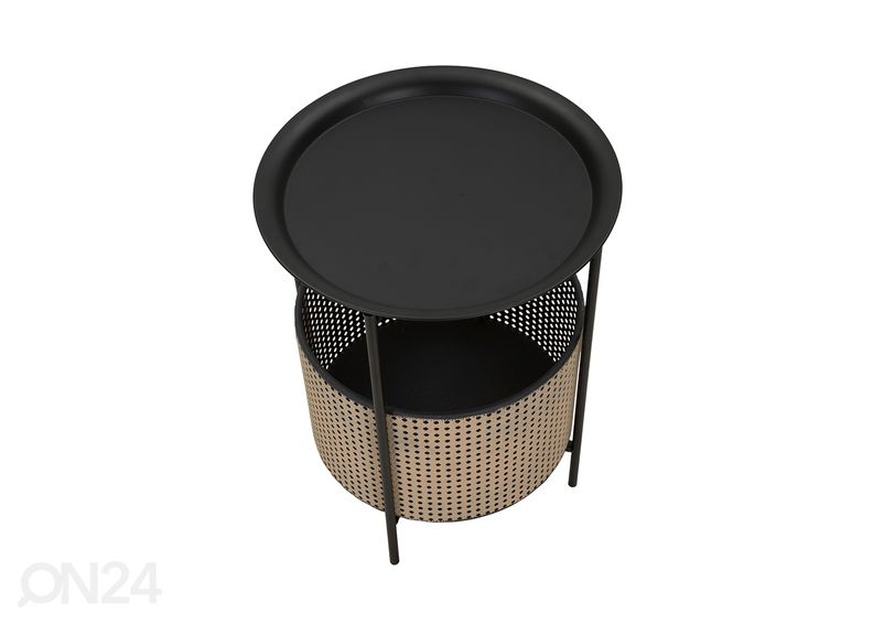 Столик Osaka Ø40 см, черный увеличить