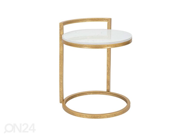 Столик Round, золотистый/белый увеличить