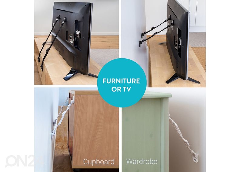 Страховочные ремни Tatkraft Protect для телевизора/ мебели увеличить