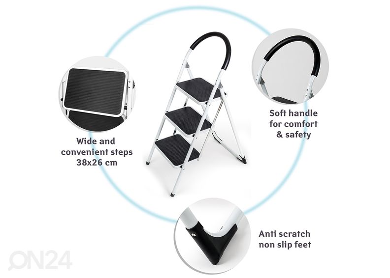 Стремянка, 3 ступени WonderWorker Bold увеличить