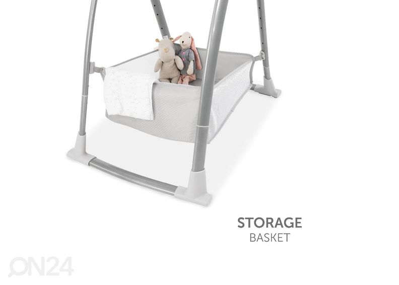 Стульчик для кормления и кресло-качалка Hauck Comfort Sit N Relax 3in1 Nordic серый увеличить