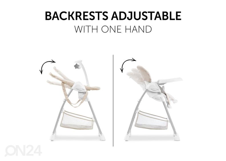 Стульчик для кормления и кресло-качалка Hauck Disney Sit N Relax Winnie the Pooh бежевый увеличить