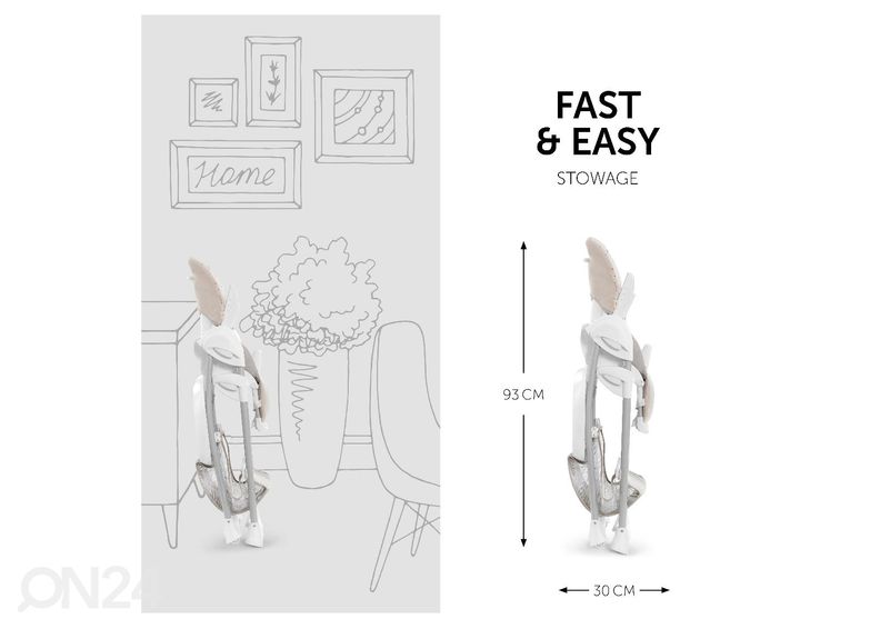 Стульчик для кормления и кресло-качалка Hauck Disney Sit N Relax Winnie the Pooh бежевый увеличить