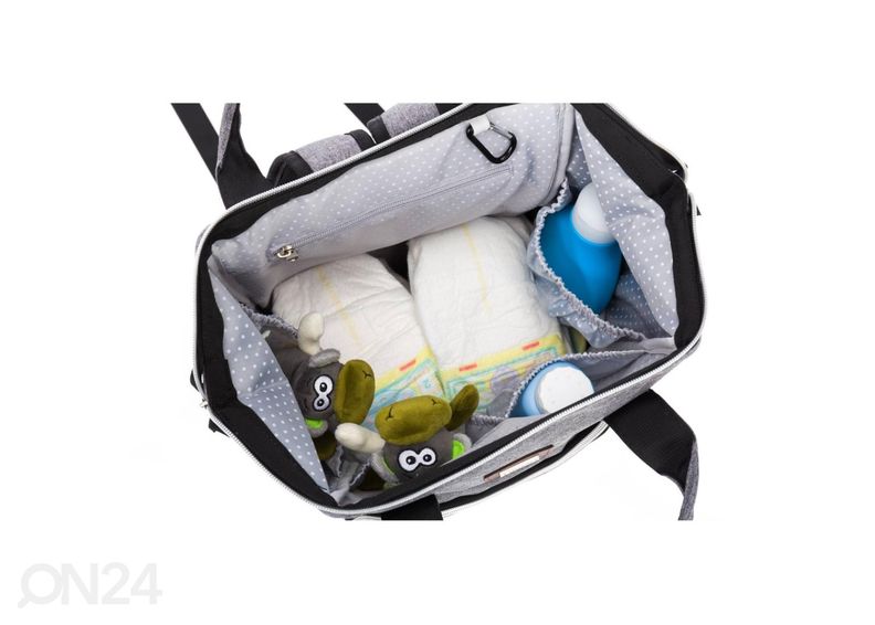 Сумка для детских принадлежностей Fillikid, серая увеличить