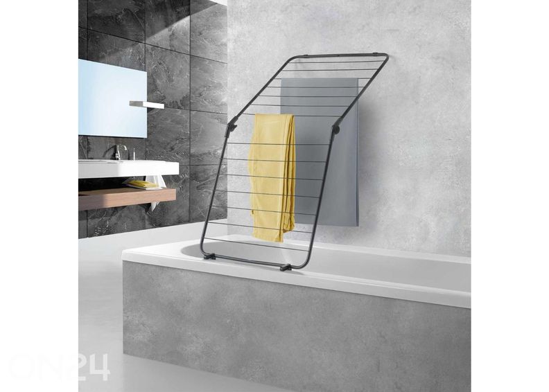 Сушилка для белья для ванны Nevis Onyx 7 м, чёрная увеличить