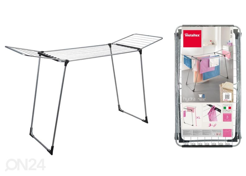 Сушилка для белья Hydra 18 м, серебристая увеличить