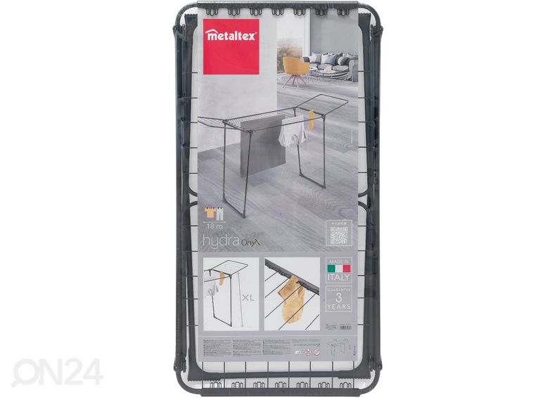 Сушилка для белья Hydra Onyx 18 м, черная увеличить