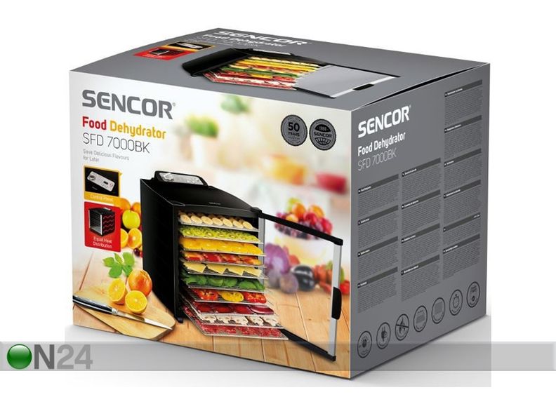 Сушилка для овощей и фруктов Sencor SFD7000BK увеличить